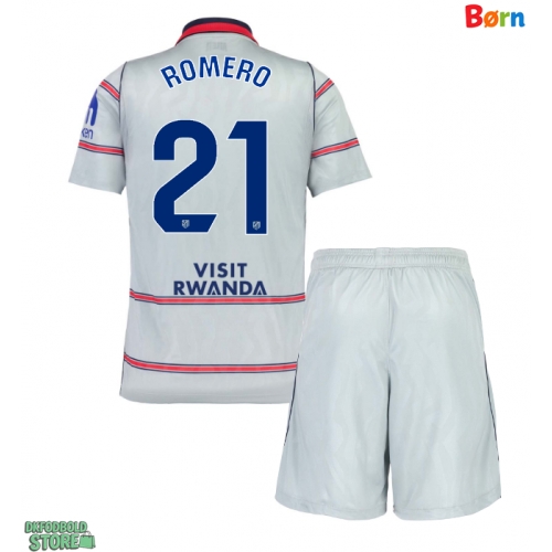 Atletico Madrid Cristian Romero #21 Replika Babytøj Tredje sæt Børn 2026-27 Kortærmet (+ Korte bukser)